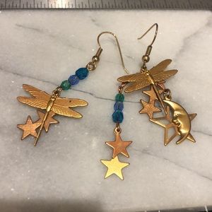 Vintage Island Magic Mismatched Charm Earrings-Boutique